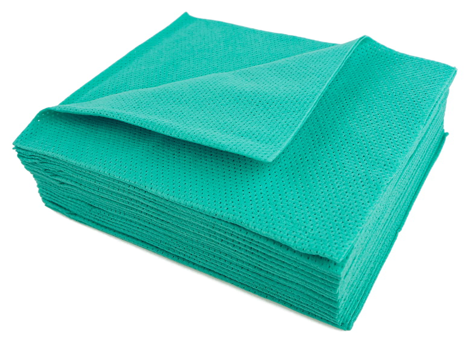 Ścierki uniwersalne UNITEX COMFORT bawełniane turkusowe 38x32 cm, opakowanie 20 szt.
