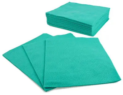 Odpowiednio dobrany skład oraz grubość ściereczki, gwarantują wysokość chłonność wody i innych płynów. Ścierki dzięki nowoczesnej technologii wytwarzania nie pylą, nie zostawiają drobin na wycieranej powierzchni, nie ulegają odbarwieniu. Znajdują zasto...