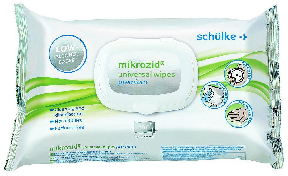 Mikrozid chusteczki niskoalkoholowe do dezynfekcji powierzchni 100 sztuk opakowanie zapasowe.