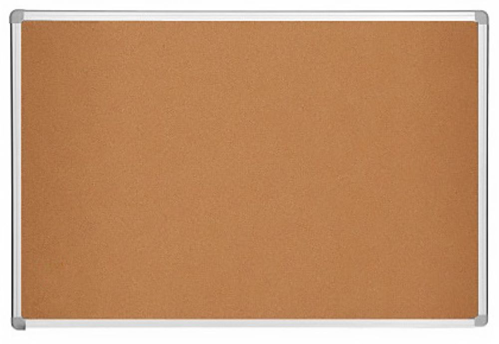 Tablica korkowa 180x120 cm z aluminiową ramą i brązową korkiem