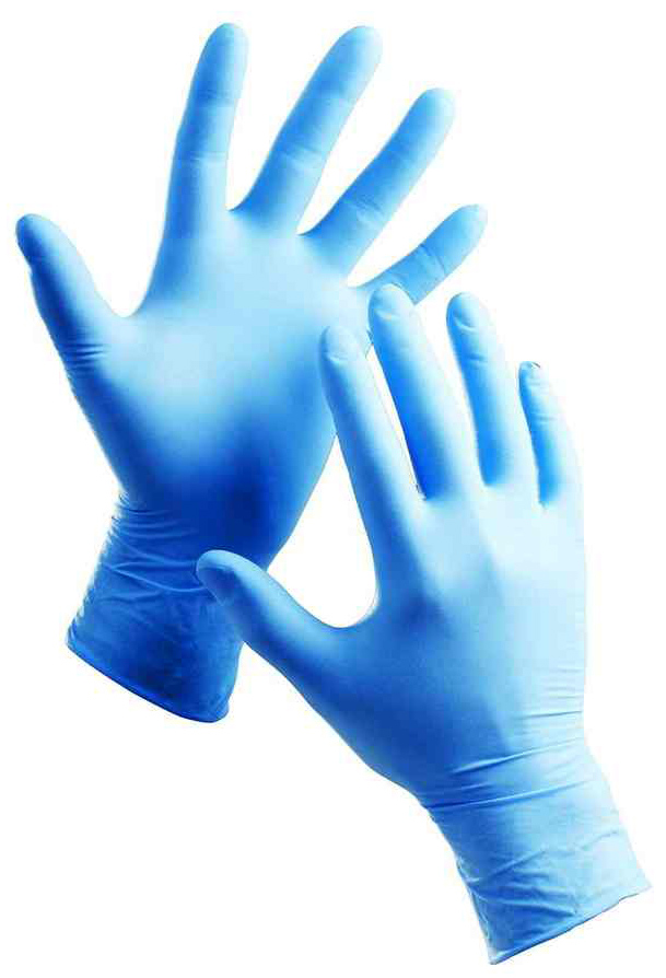 Jednorazowe rękawice bezpudrowe wykonane z nitrylu w kolorze niebieskim.

   *Opakowanie: 100 szt
   *Rozmiar: XL
   *Wykończenie mankietu: równomiernie rolowany brzeg
   *Pasujące na lewą i prawą dłoń
   *Idealne: do badań laboratoryjnych, czynn...