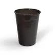 Kubek plastikowy do gorących napojów 200ml brązowy jednościenny, opakowanie 100 sztuk