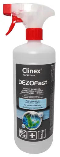 CLINEX DezoFast dezynfekująco-myjący 1L do powierzchni - widok alternatywny