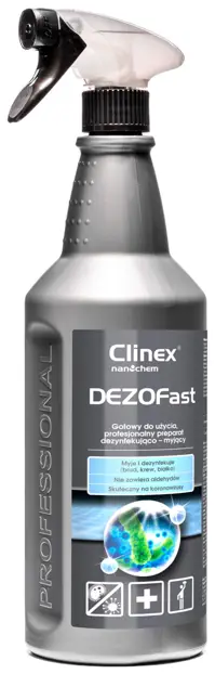 CLINEX DezoFast dezynfekująco-myjący 1L do powierzchni