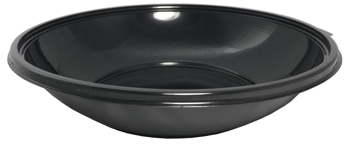 Miska SAŁATKOWA śred. 23cm 1000ml 1 szt CZARNY Miska sałatkowa jednorazowa czarna 1000ml średnica 23cm