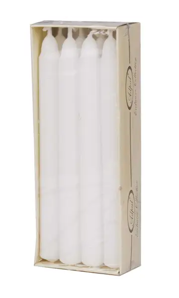 Świeca Stołowa biała  1szt2,1cm x 19,6cm