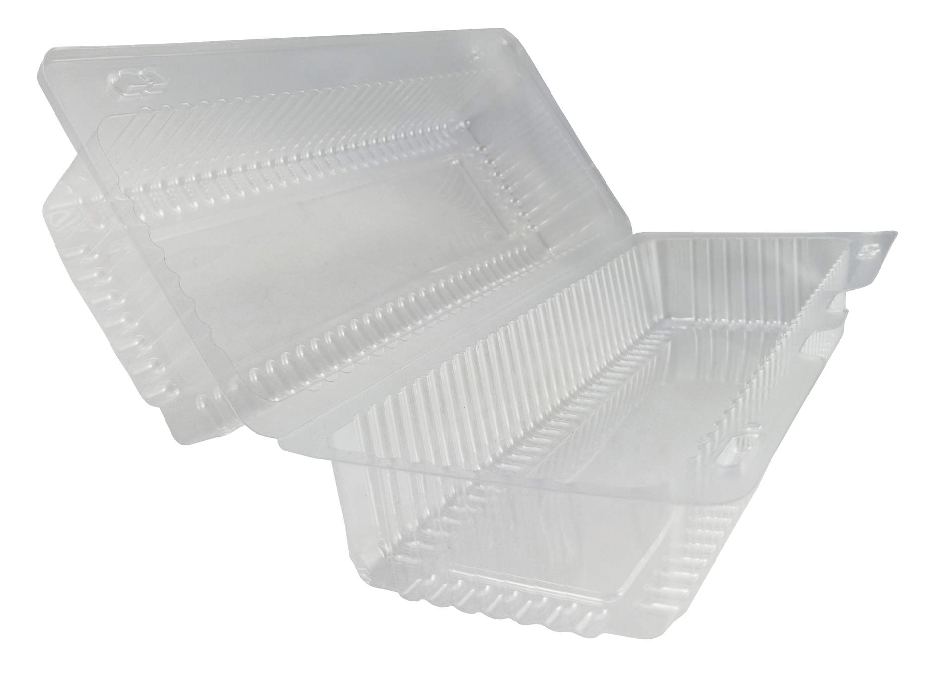 Prostokątny pojemnik wykonany z przeźroczystego tworzywa, idealny do transportu, przechowywania owoców itp. Dzięki zamykanej pokrywce zawartość jest lepiej chroniona przed uszkodzeniami, dłużej zachowuje świeżość. Cena za 10 szt. pojemnika. Opakowanie ...