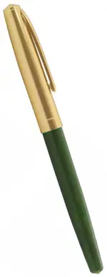 Korpus wykonany z twardego plastiku, obudowa w kolorach: zielonym, bordowym i czarnym, wykończenie w kolorze złotym
