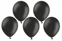 Balon Metallic 9`  100 szt CZARNY