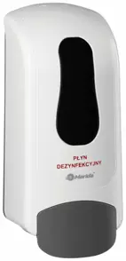 Dozownik płynów dezynfekcyjnych MERIDA ONE BIAŁY na wkłady 700ml MAD254
