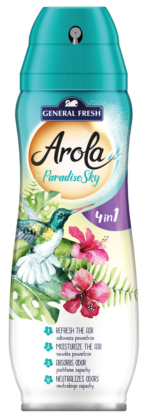 Odświeżacz General Fresh Arola Paradise Sky spray 300ml 4w1 do pomieszczeń