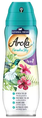 Paradise Sky- akcent świeżych i ożywczych śródziemnomorskich owoców, skąpanych słońcem Toskanii. Kształtne opakowanie, malownicze etykiety nadają odświeżaczom Sky elegancki urok.
Najważniejsze cechy:

   *Odświeżają powietrze
   *Nawilżają powietrz...