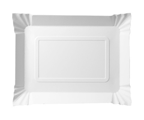 Tacka papierowa 20/25 cm biała, opakowanie 100 sztuk