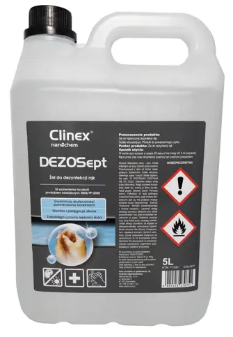 CLINEX DezoSept ŻEL 5 L dezynfekcja rąk