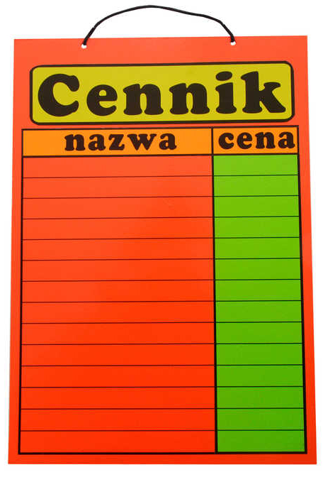 Tablica laminowana A3 cennik
