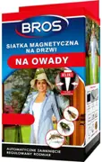 BROS Moskitiera na drzwi magnetyczna 80-100x210-220 biała