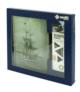 Zestaw upominkowy Zenith 12 z brulionem A5