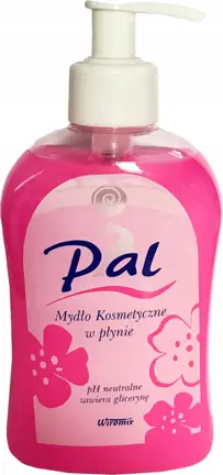 Mydło w płynie PAL Glicerynowe 500ml RÓŻOWE poziomka