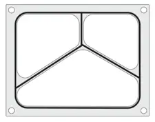 *Wymienna matryca do zgrzewarki Hendi 976722
   *Wykonana z polerowanego aluminium
   *Czarna silikonowa uszczelka
   *Długość: 227mm
   *Szerokość: 178mm
