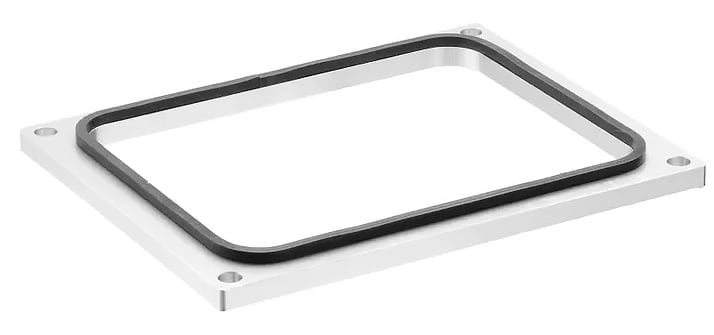 Matryca do zgrzewarki HENDI 227x178mm z aluminium i czarną silikonową uszczelką
