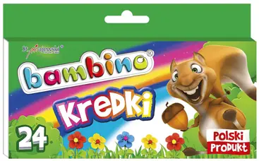 Kredki Świecowe 24 koloryBambino