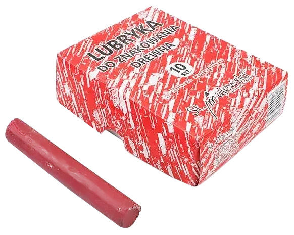 Czerwona lubryka do znakowania drewna ma kształt walca o średnicy 15mm i długości 100mm. Pisząc nimi na drewnie pozostawiamy ciągły ślad o jednakowej intensywności i czystości barwy. Wykonane znaki są odporne na działanie światła ( nie zmieniają koloru...