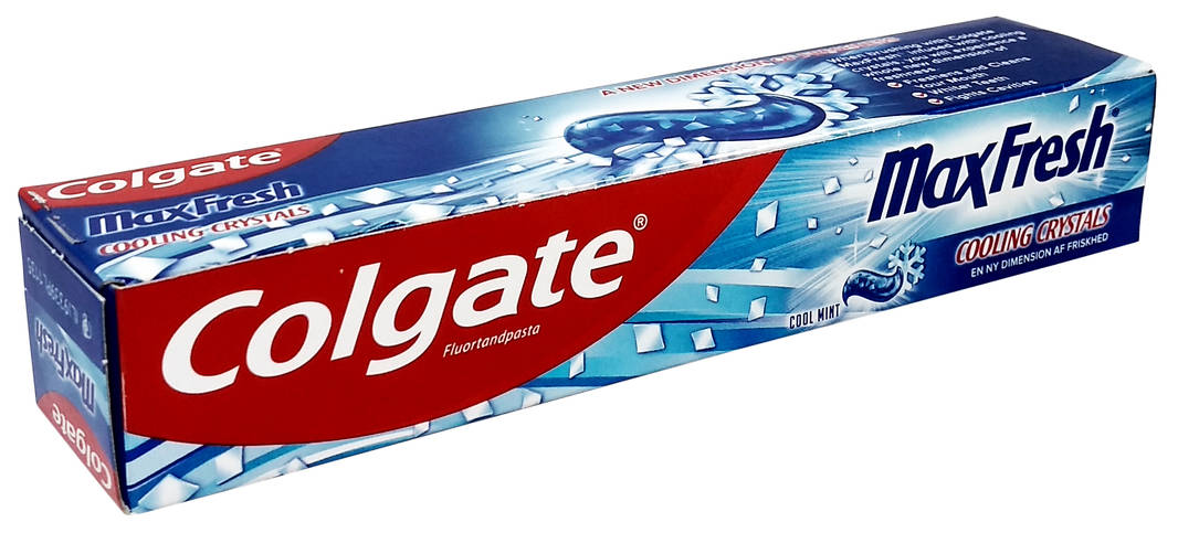 Pasta do zębów COLGATE 75 ML MAX FRESH COOLING CRYSTALS, z chłodzącymi kryształkami daje zupełnie nowe doznanie świeżości.

