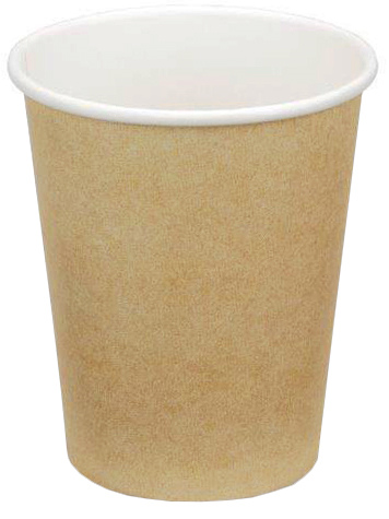 Kubek papierowy 480ml kraft-biały jednorazowy, średnica 90mm, opakowanie 50 sztuk