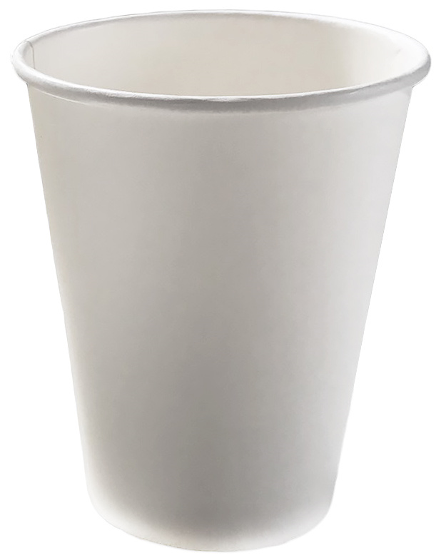 Kubek papierowy 180ml biały, 50 sztuk, do napojów gorących i zimnych