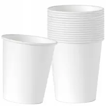 Kubek papierowy 250ml Biały 50sztśrednica 80mm