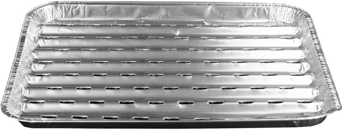 Tacka aluminiowa do grilla i pieczenia 34x22,5cm z otworkami wentylacyjnymi