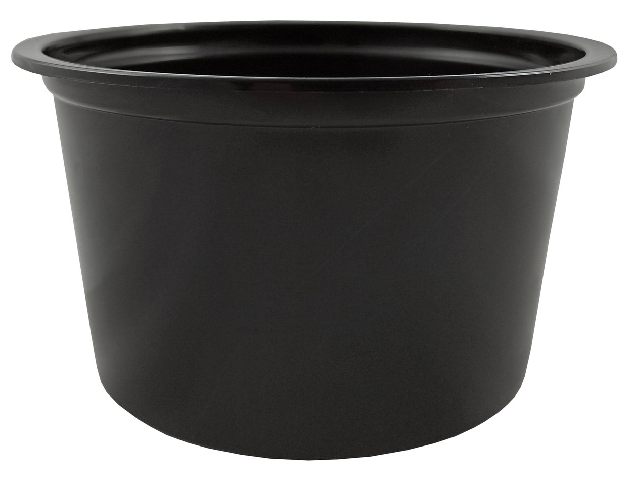 Pojemnik obiadowy do ZGRZEWU Miska 450ml CZARNY  fi 115mm  50 szt