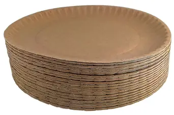 Talerz papierowy 18cm 100szt KRAFT