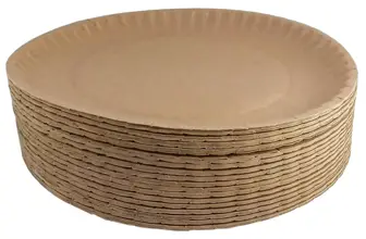 Talerz papierowy 23cm 100szt KRAFT