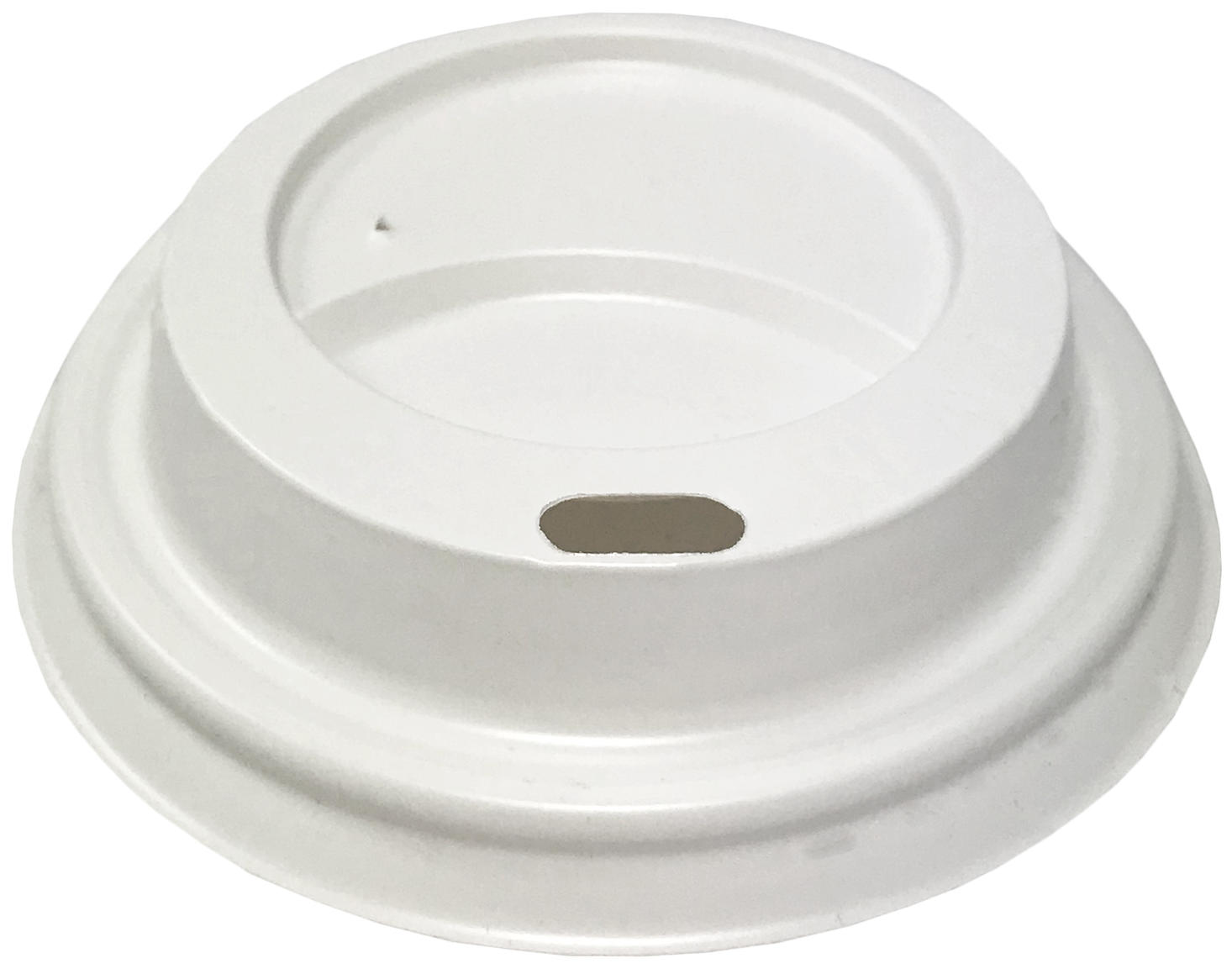 Pokrywka plastikowa biała średnica 80mm do kubka 200-250ml, 100 sztuk