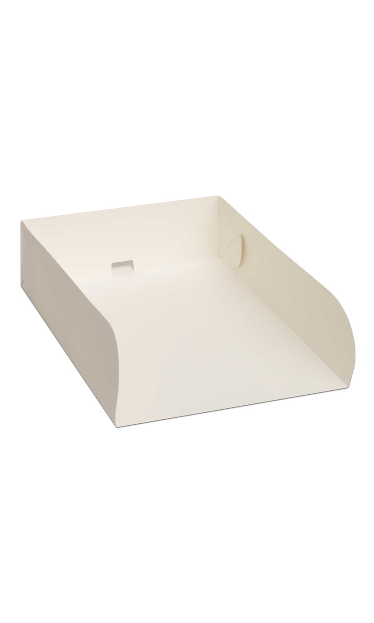 Tacka papierowa półkarton 13,5x11x7 cm biała 100 sztuk