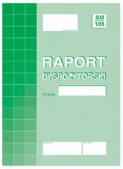 DR Raport Dyspozytorski A4Typ 804-1 SM/106