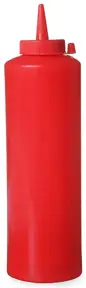 Butelka do sosów 700ml czerwona HENDI Kitchen Line