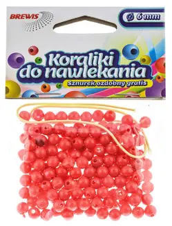 Koraliki drewniane KOLOR 8mm KD8-1/KD8-2/KD8-3