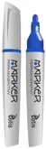 Niebieski marker permanentny z końcówką stożkową o grubości linii pisania 3mm. Jest wodoodporny, szybkoschnący, trwały, odporny na blaknięcie, nietoksyczny tusz na bazie alkoholu. Przeznaczony do pisania na wszelkiego rodzaju powierzchniach.

