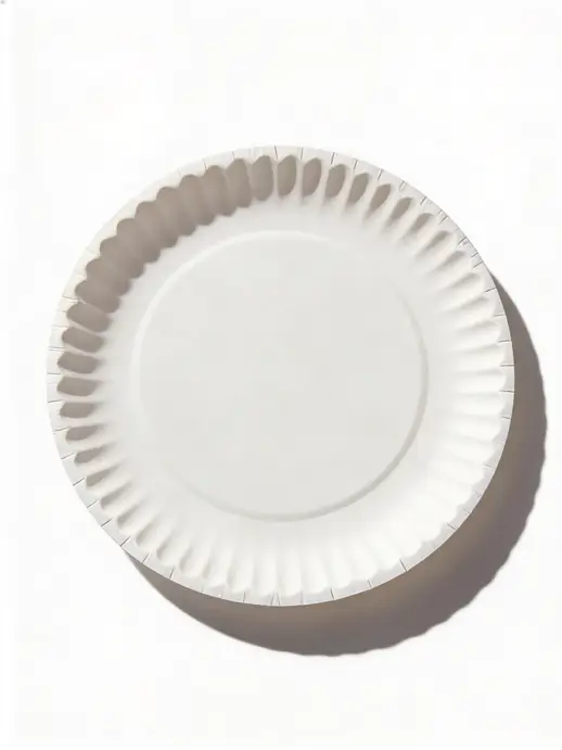 Talerz papierowy 23cm  50szt BIAŁY - widok alternatywny
