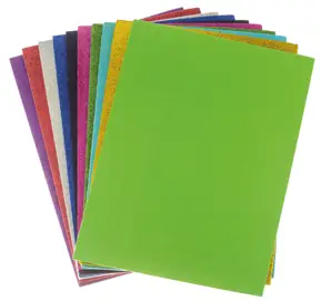 Guma Zamszowa A4 MIX Brokat 10sztG410B