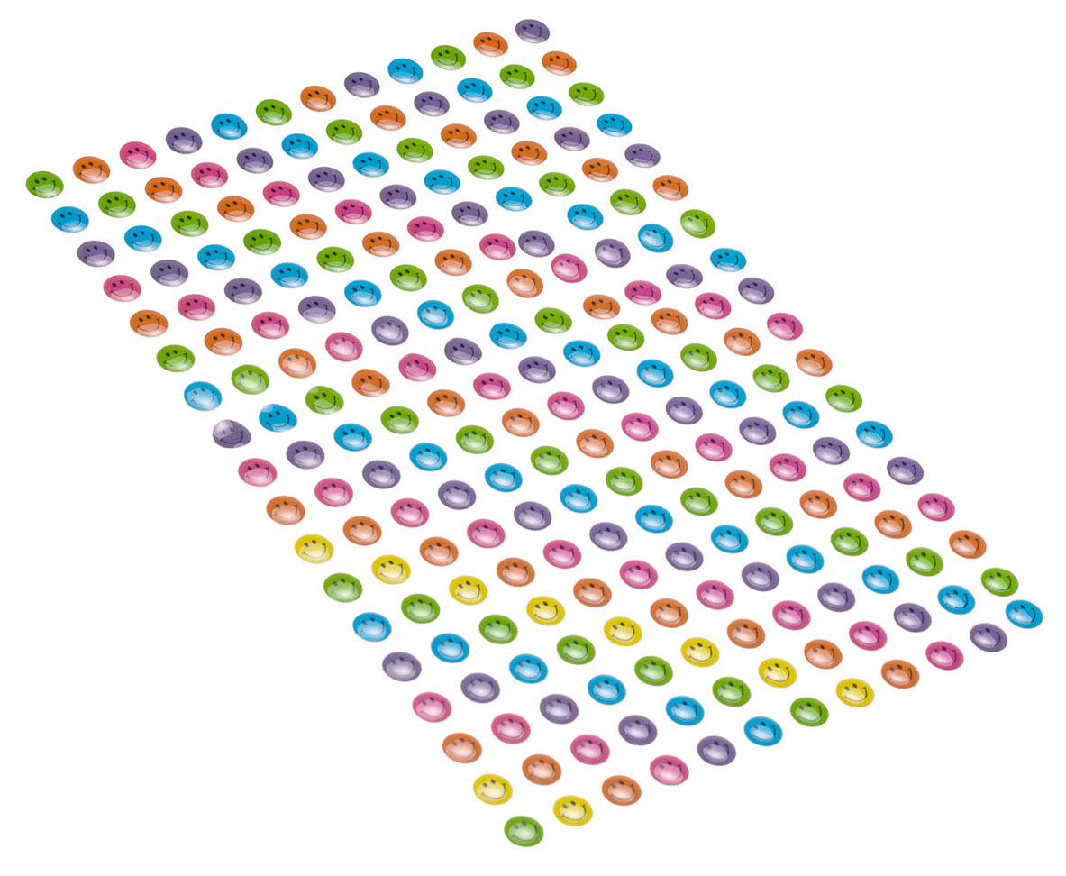 Naklejki na Folii  MIX uśmiechy 216 sztCLA02/CLA03