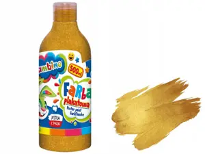 Farby plakatowe do malowania na papierze, kartonie, drewnie, nieglazurowanej ceramice i kamieniu. Są niezwykle wydajne i cechują się soczystymi i niezwykle intensywnymi barwami. Opakowanie zawiera 500ml farby koloru złotego/srebrnego.

