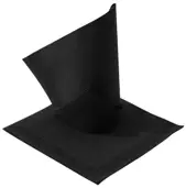 Serwetka restauracyjna 38/38 2war. 50szt"TENDANCE" CZARNA Z PASKAMI