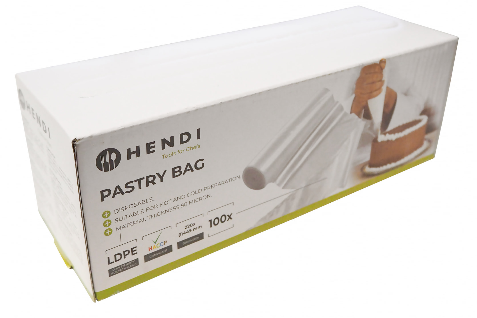 Rękaw CUKIERNICZY foliowy 100szt do wyciskania kremu 44,5x22cm do szprycowania *Worki do szprycowania antypoślizgowe
*Kolor niebieski
*Jednorazowe worki biodegradowalne,
*Odpowiednie do ciepłej i zimnej masy,
*Zgodne ze standardami HACCP,
*Grubość folii: 80 mikronów,
*Opakowanie - rolka 100 szt.
*Wielk...