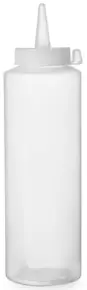Butelka do sosów 350ml przezroczysta HENDI Kitchen Line
