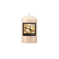 Świeca zapachowa pieńkowa Vanilla kremowa 11 cm 1 sztuka