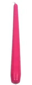 Świeca stożkowa kolor fi 2,2 / 25 cm 1szt FUKSJA