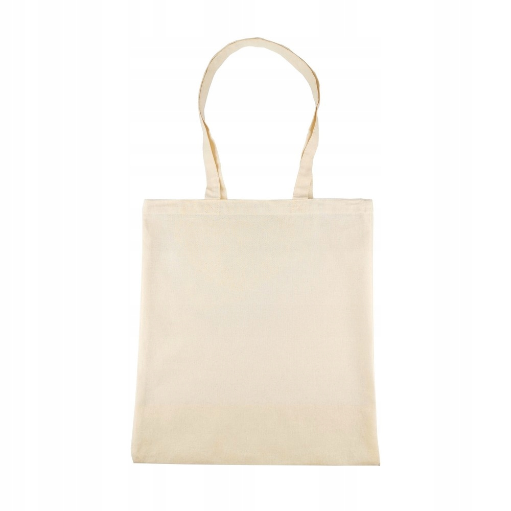 Torba zakupowa 38x42 bez nadruku GAM bawełniana bez dna Torba zakupowa bawełniana 38x42cm bez nadruku w kolorze ecru z długimi uchwytami